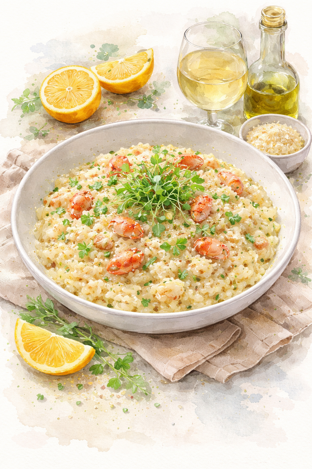 Rock Crab Risotto