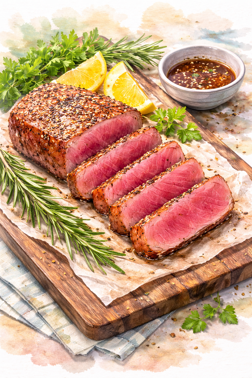 Smoking Blufin Tuna Saku