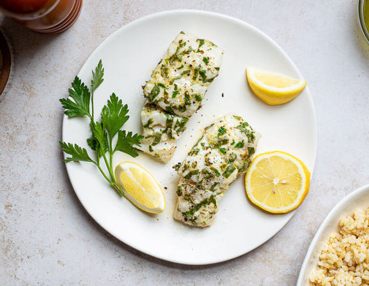 Baked Lemon Herb Haddock