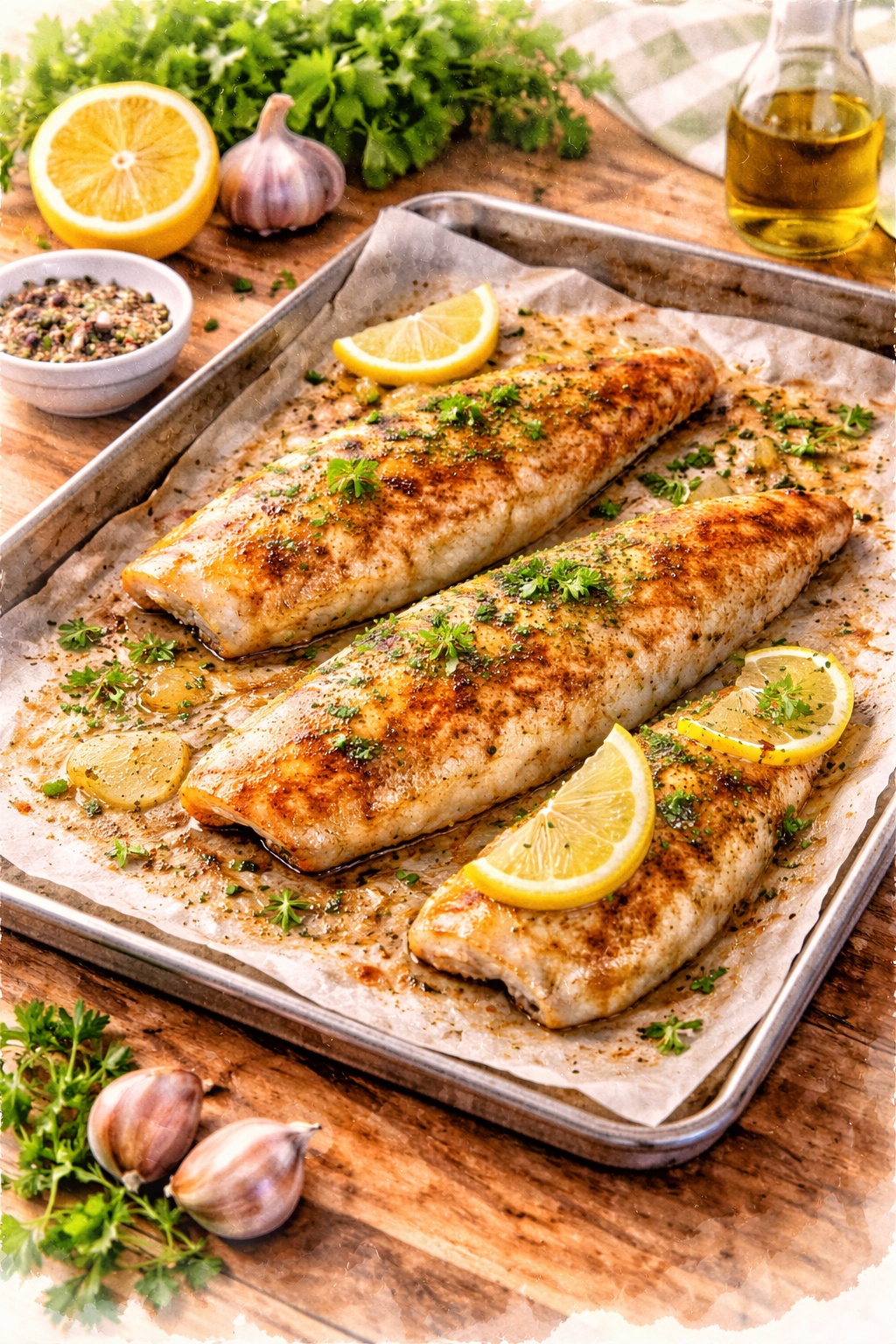 Baking Haddock