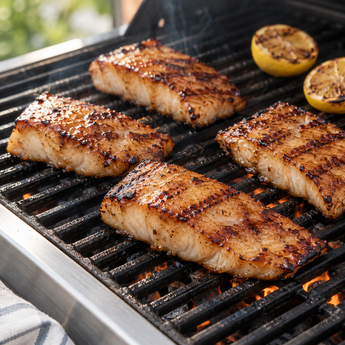 BBQing Black Cod