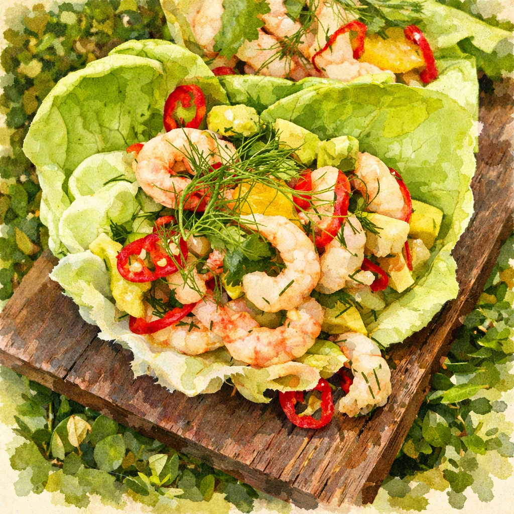 Coldwater Shrimp Lettuce Wraps