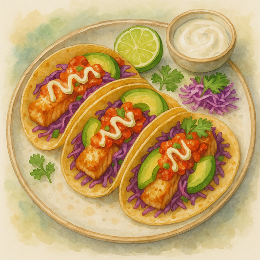 Haddock Fish Tacos (with Leftover Burrito Bowls)