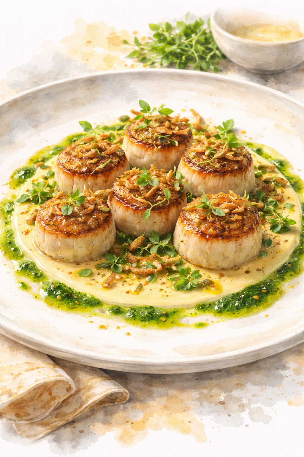 Scallops with Citrus Beurre Blanc
