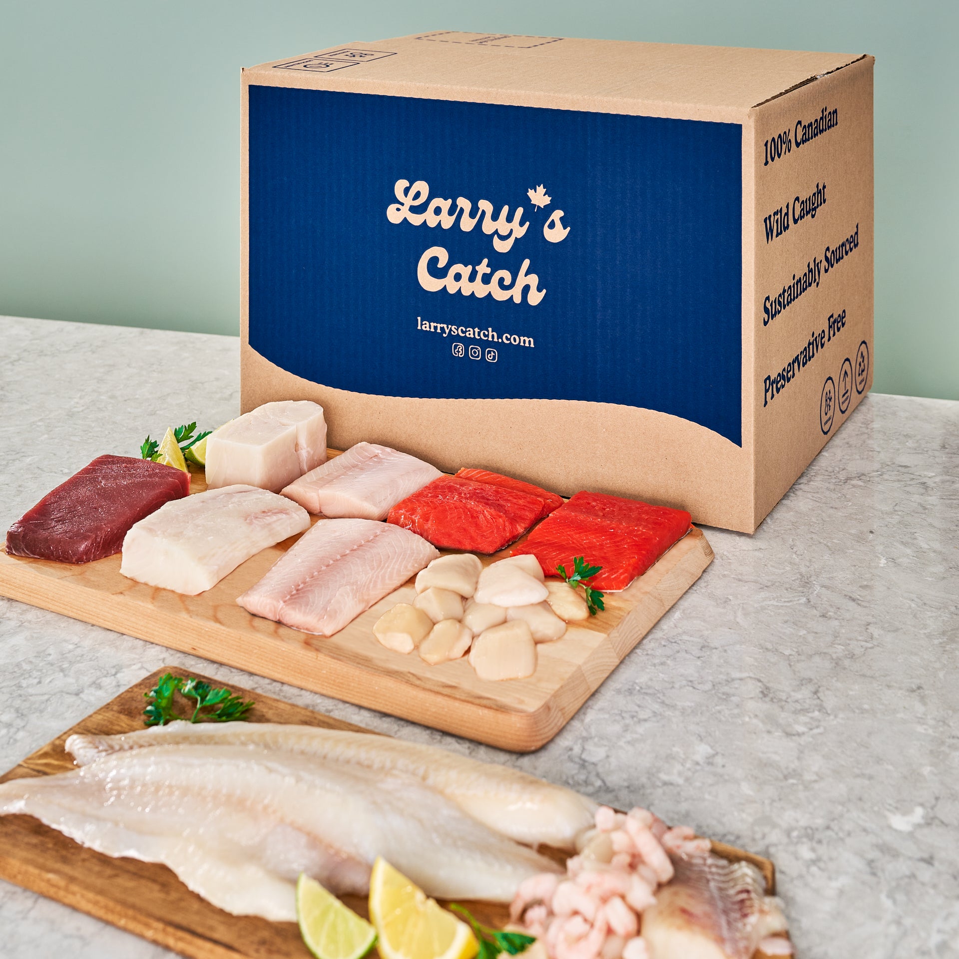 catch box frozen fish Your Seafood Box – Larry's Catch