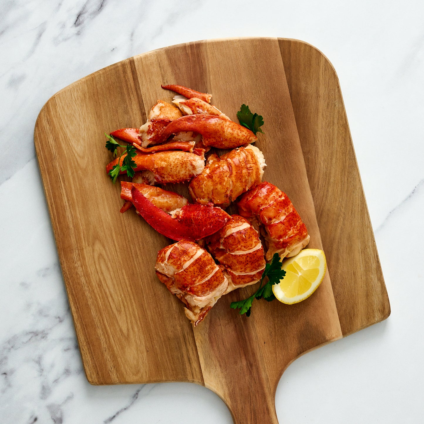 Chair de homard cuite