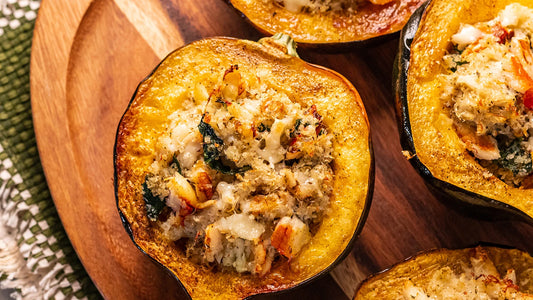 Crab Stuffed Acorn Squash