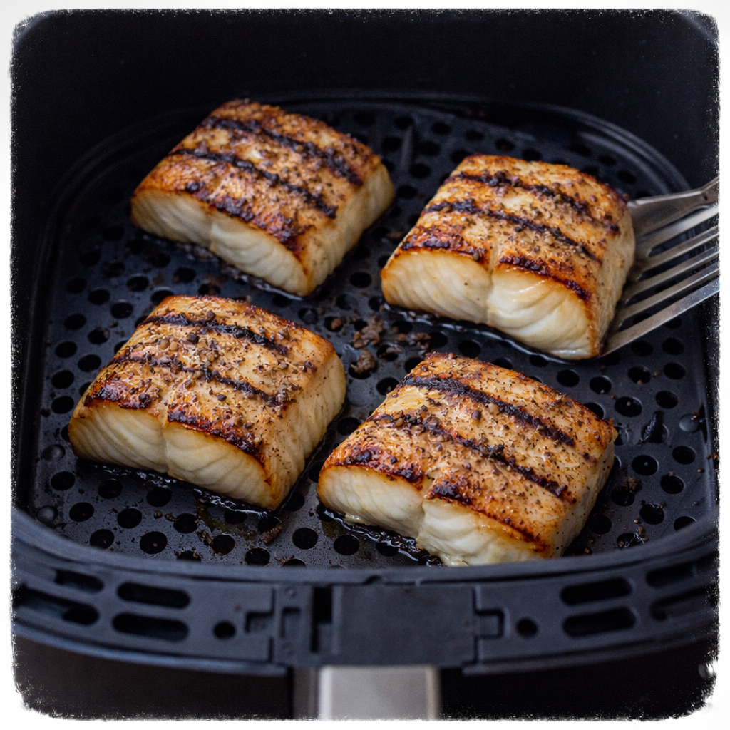 Air Frying Black Cod