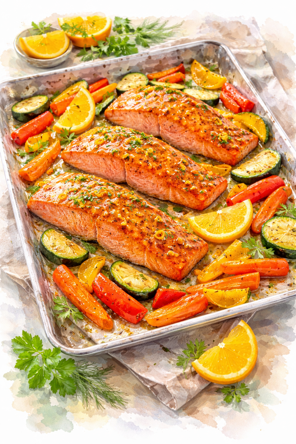Citrus Glazed Sockeye Salmon