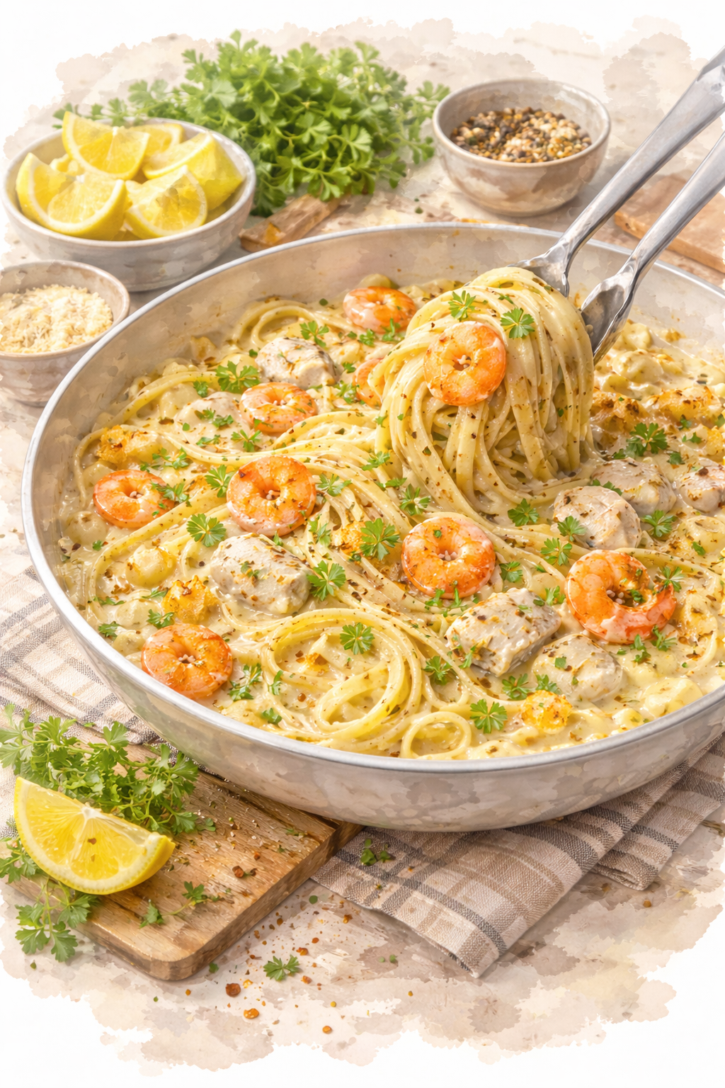 Creamy Seafood Pasta