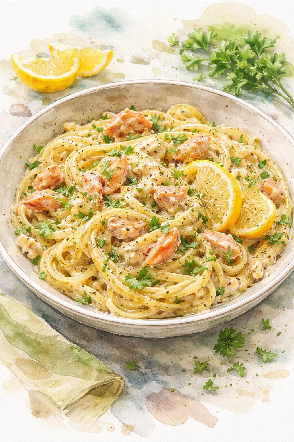 Cold Smoked Haddock Creamy Pasta
