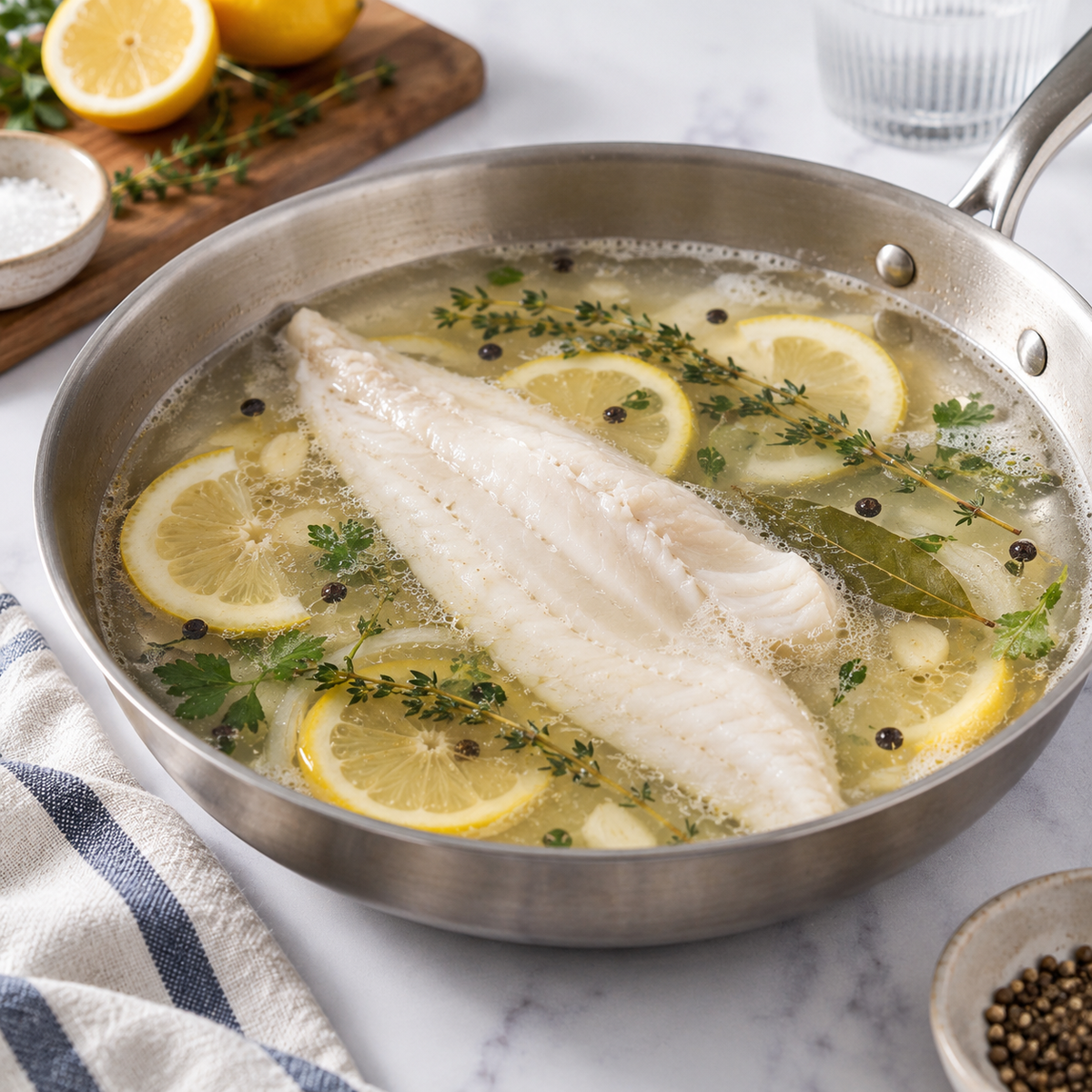 Poaching Haddock