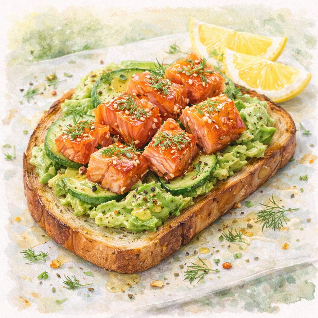 Maple Smoked Salmon & Avocado Toast
