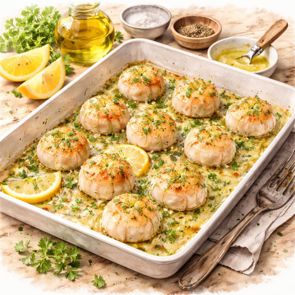 Baking Scallops