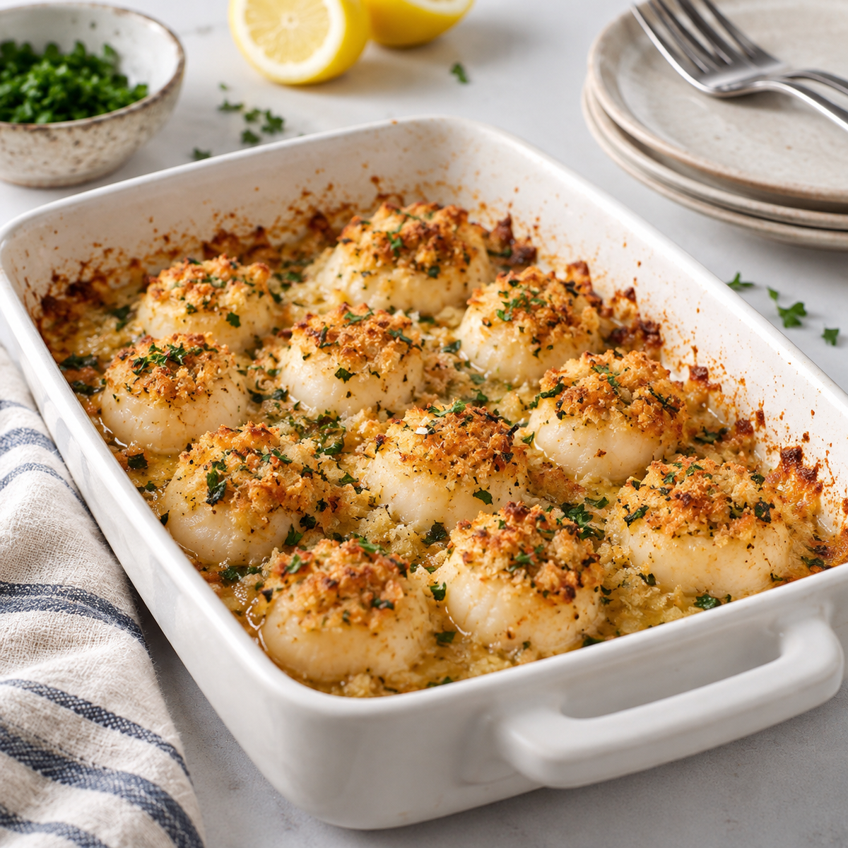 Baking Scallops