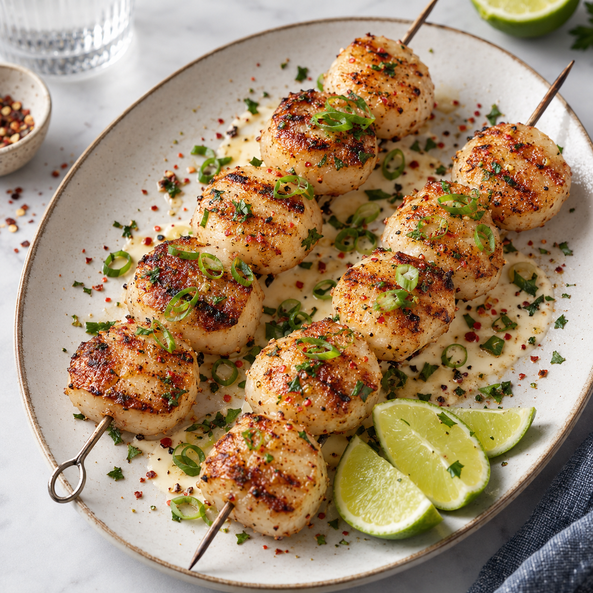 BBQing Scallops