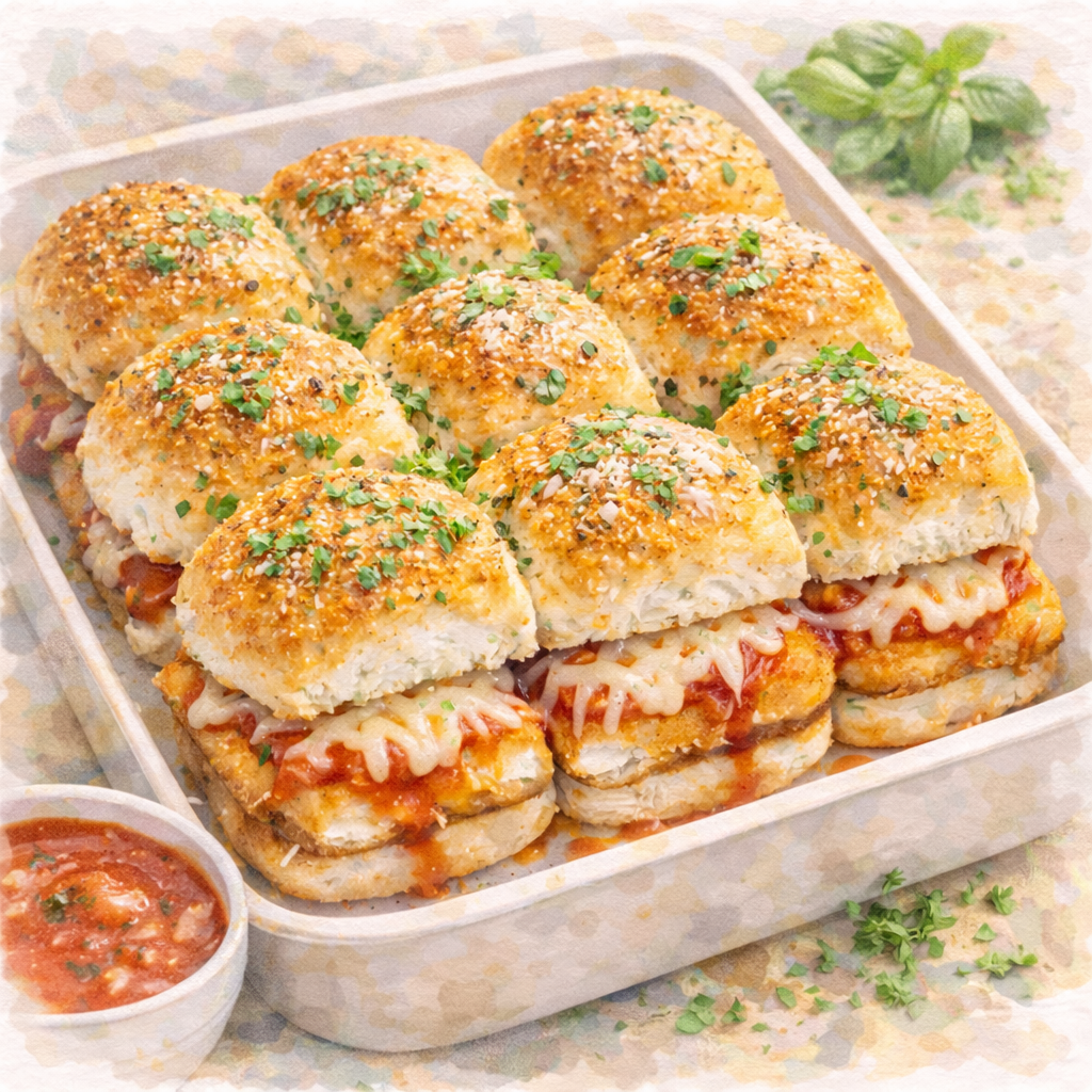 Crispy Haddock Parmesan Sliders