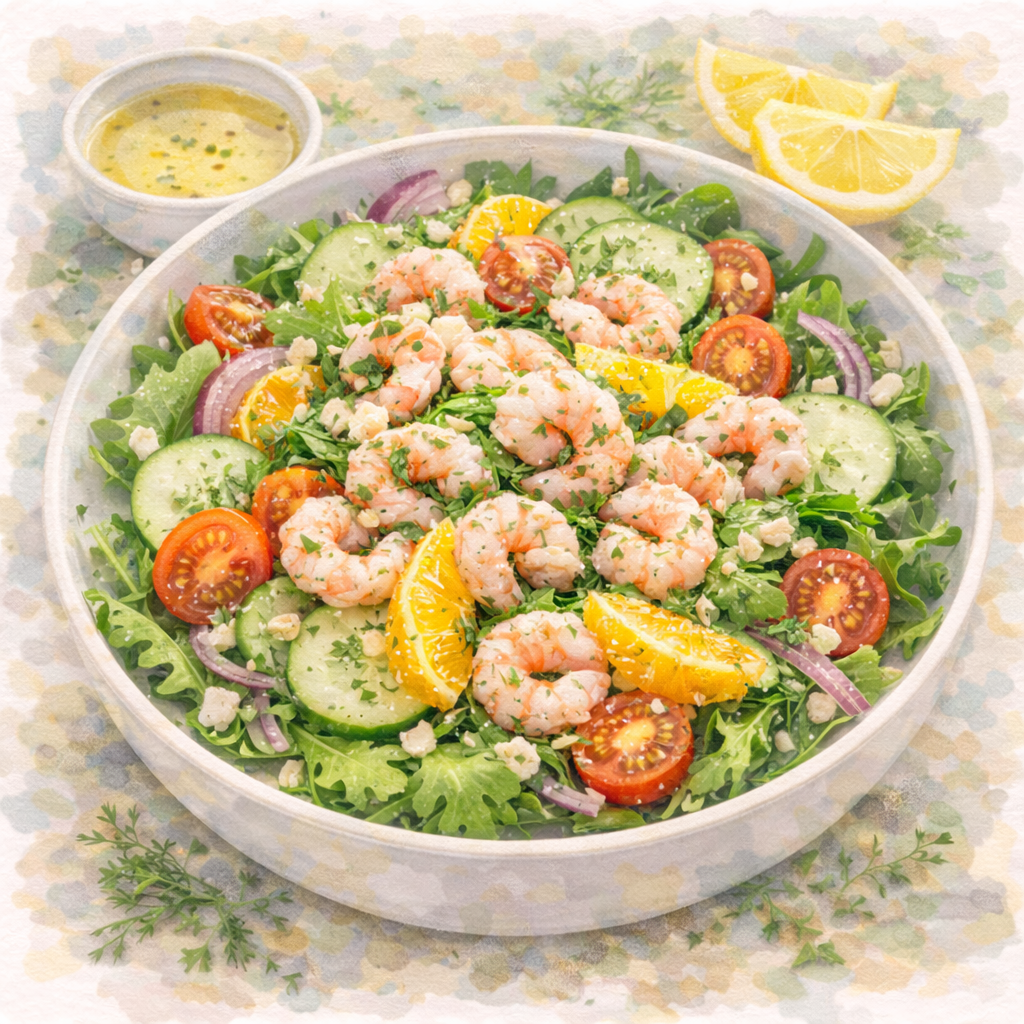 Coldwater Shrimp & Citrus Herb Salad