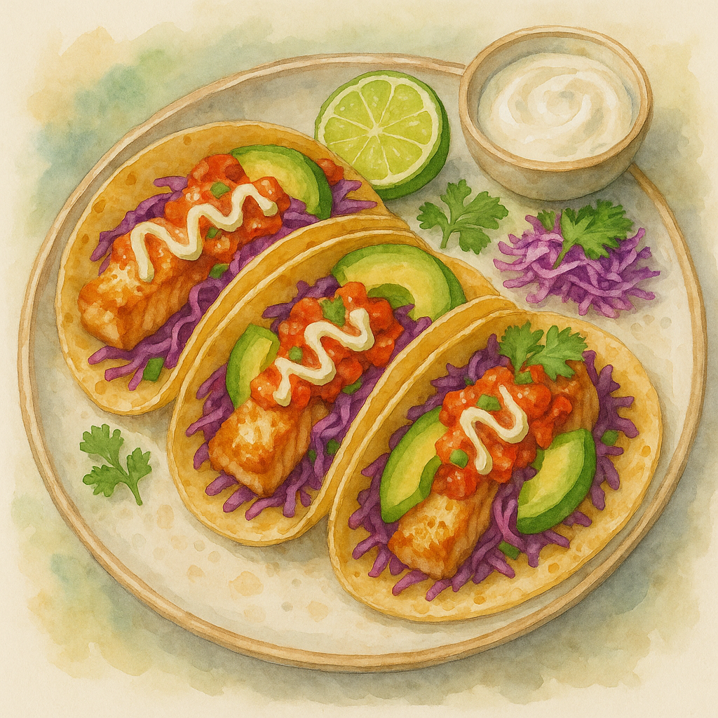 Haddock Fish Tacos (with Leftover Burrito Bowls)