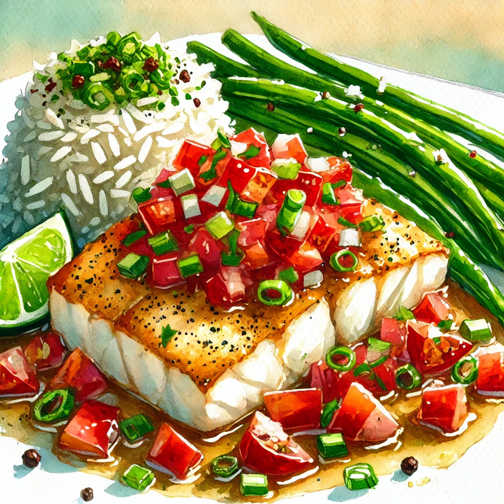 Tequila Halibut Steaks Recipe