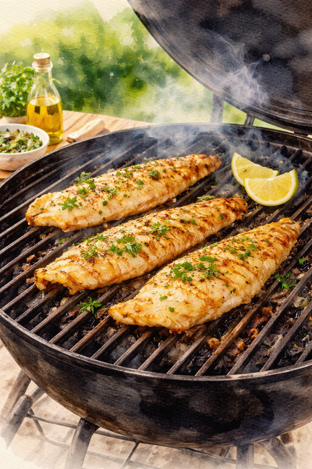 BBQing Haddock