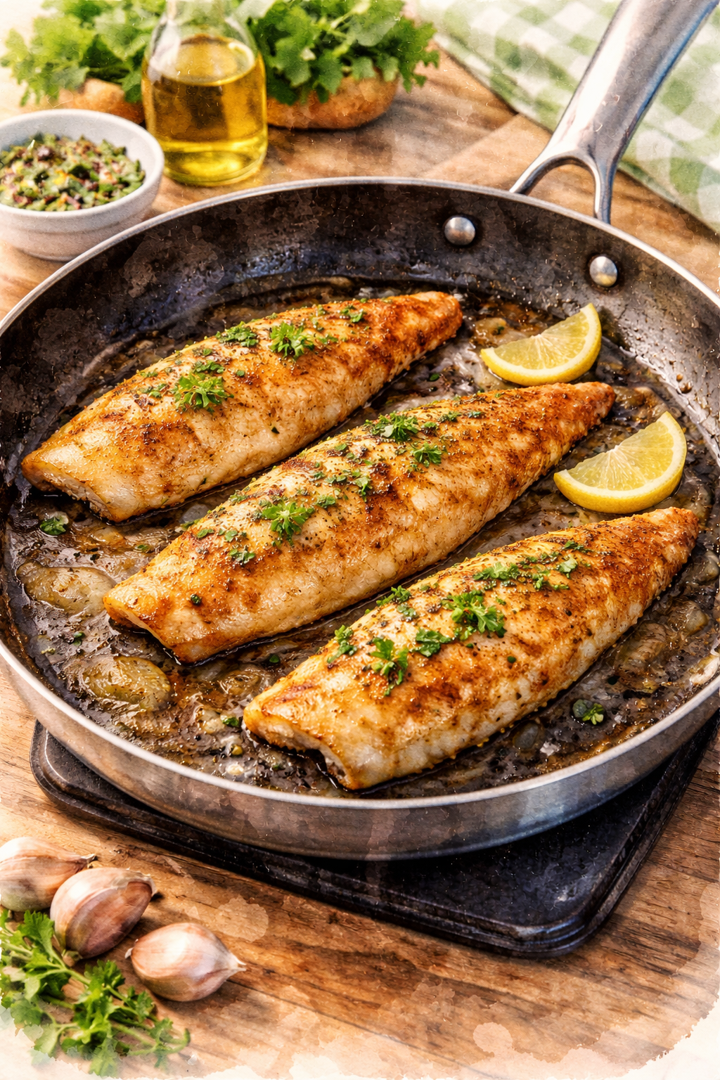 Pan Frying Haddock