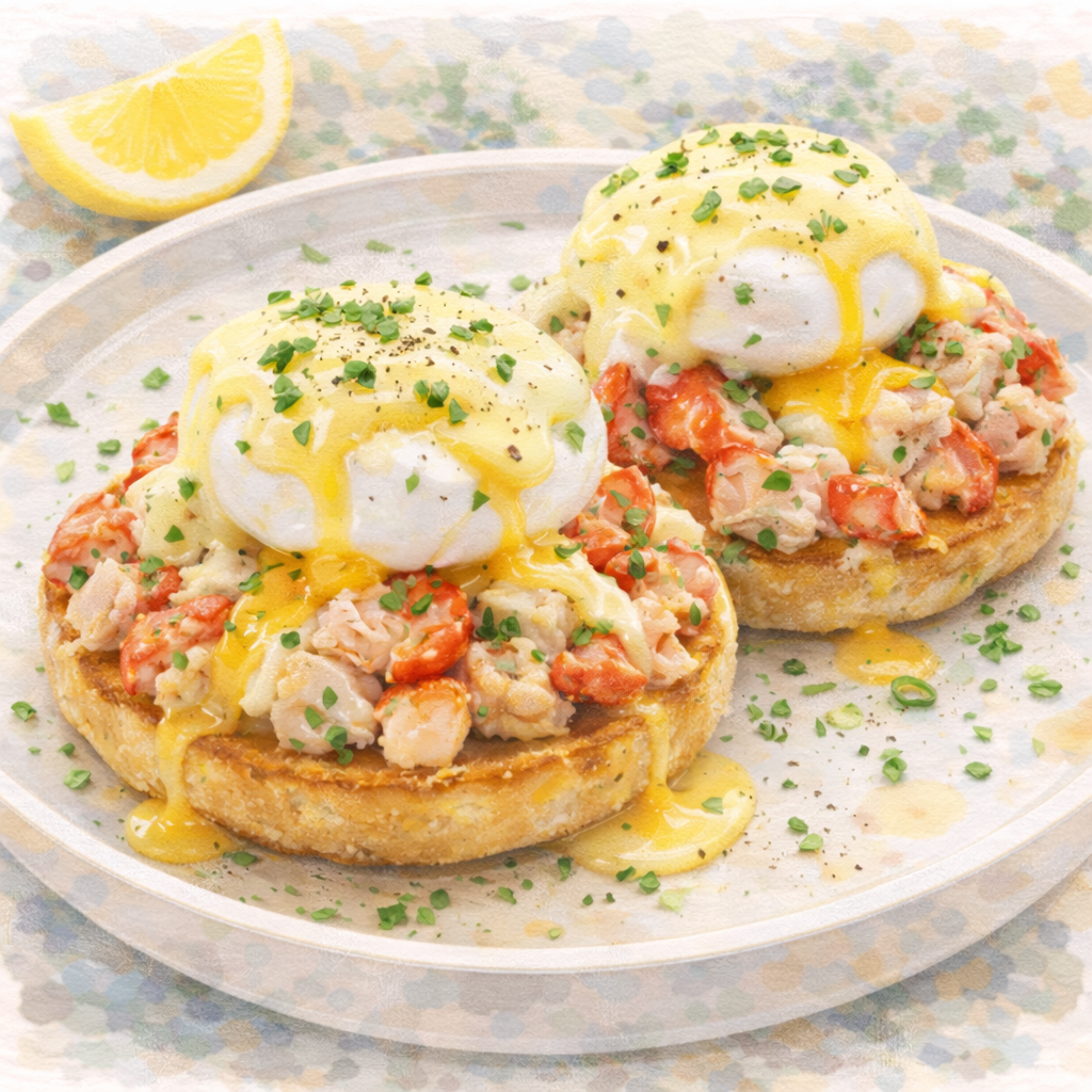 East Coast Lobster Eggs Benedict