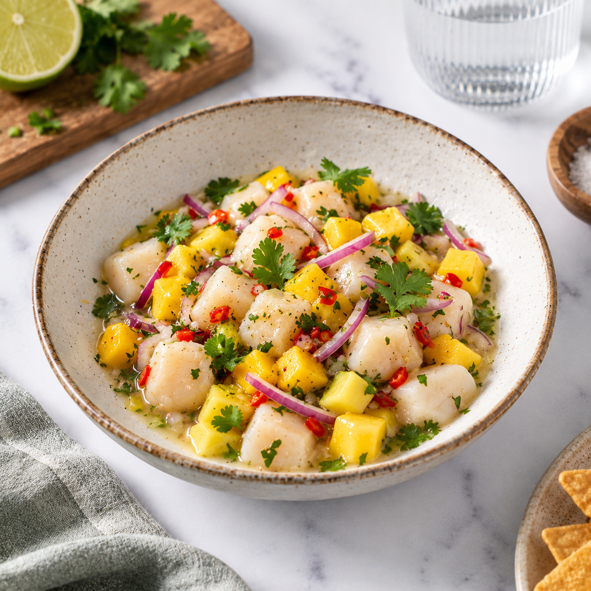 Scallop and Mango Ceviche