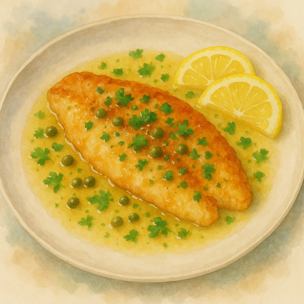 Ocean Perch Piccata