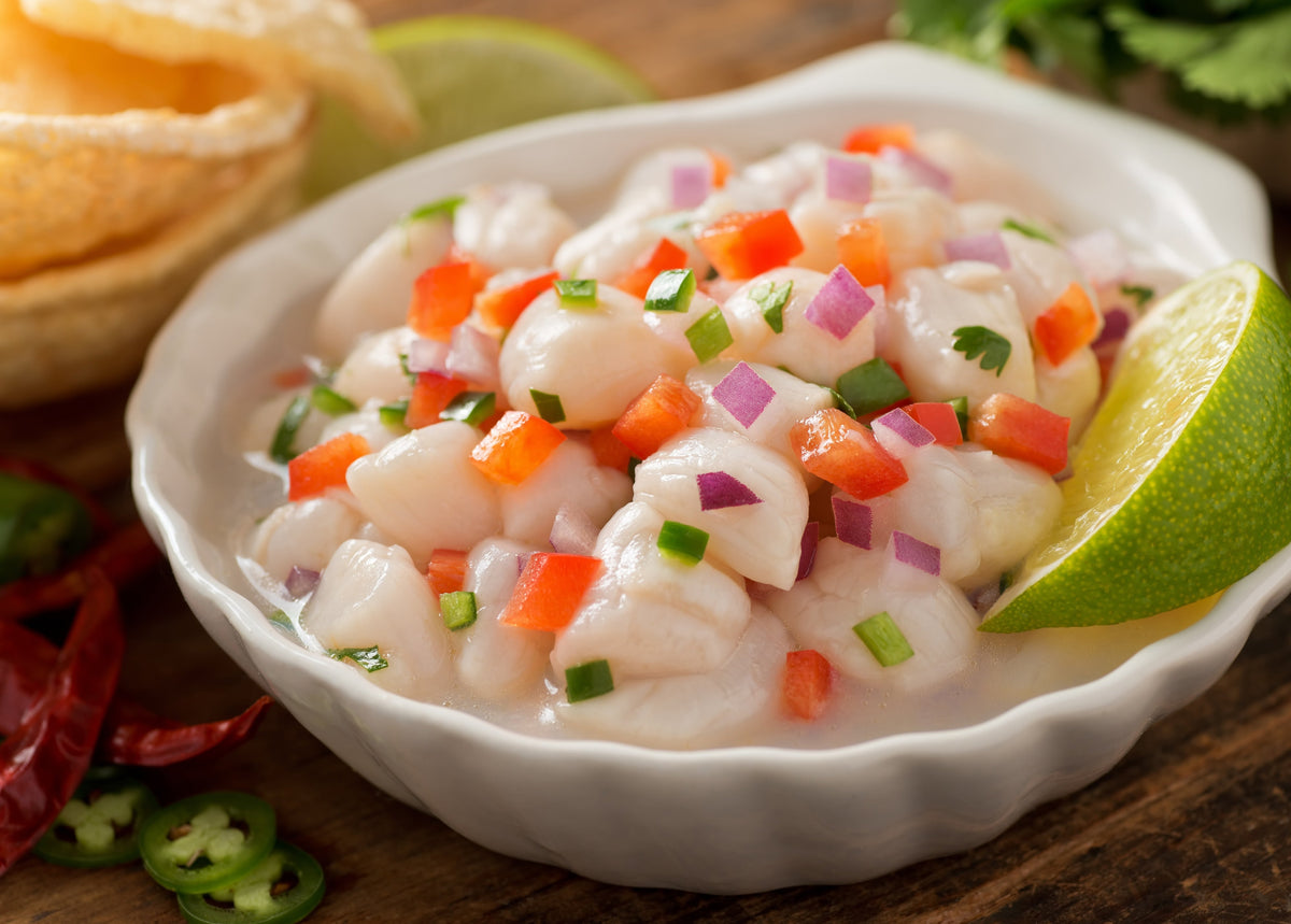 Simple Scallop Ceviche