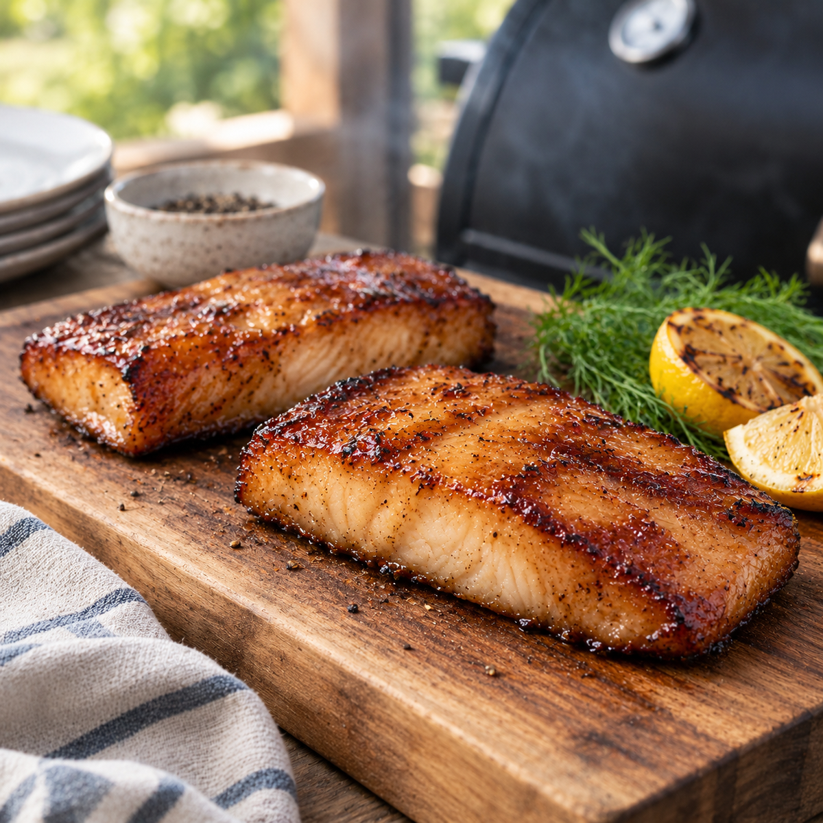 Smoking Black Cod