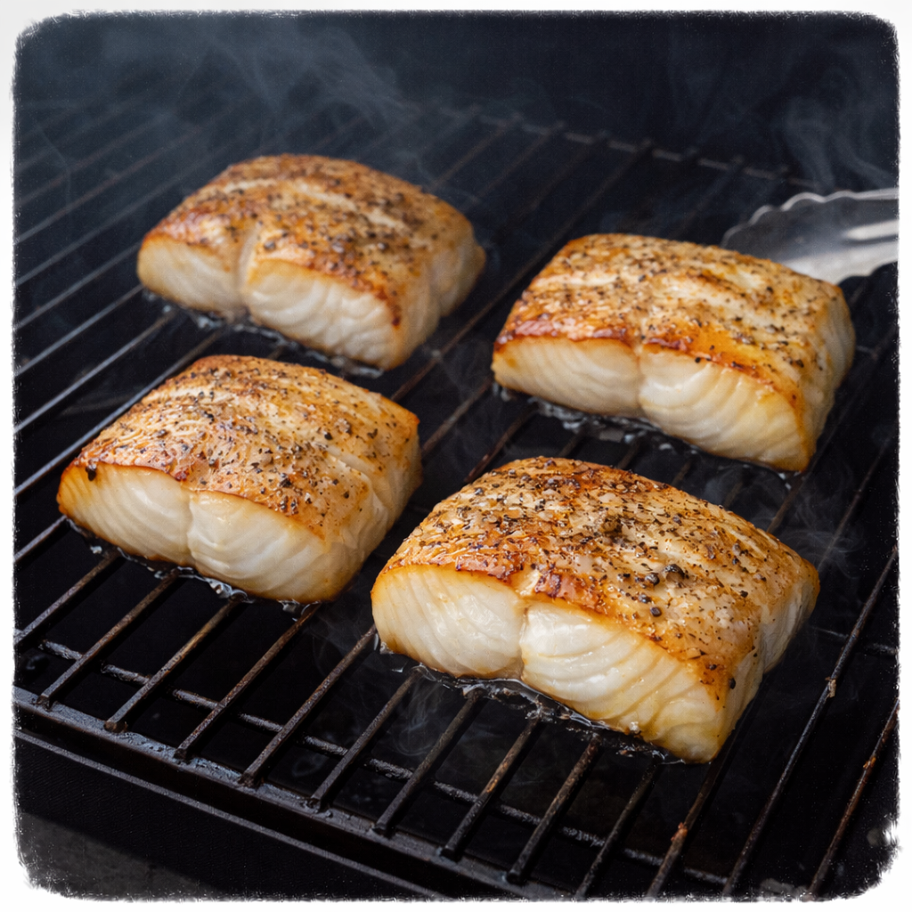 Smoking Black Cod