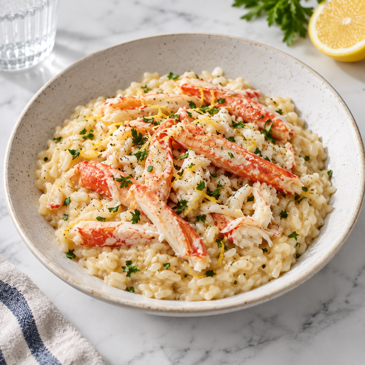 Snow Crab Risotto