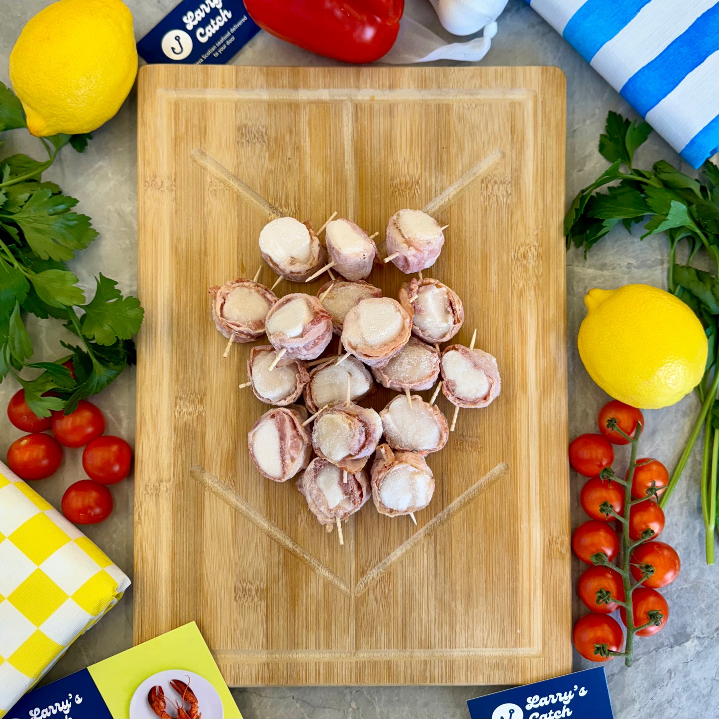 Bacon-Wrapped Atlantic Scallops