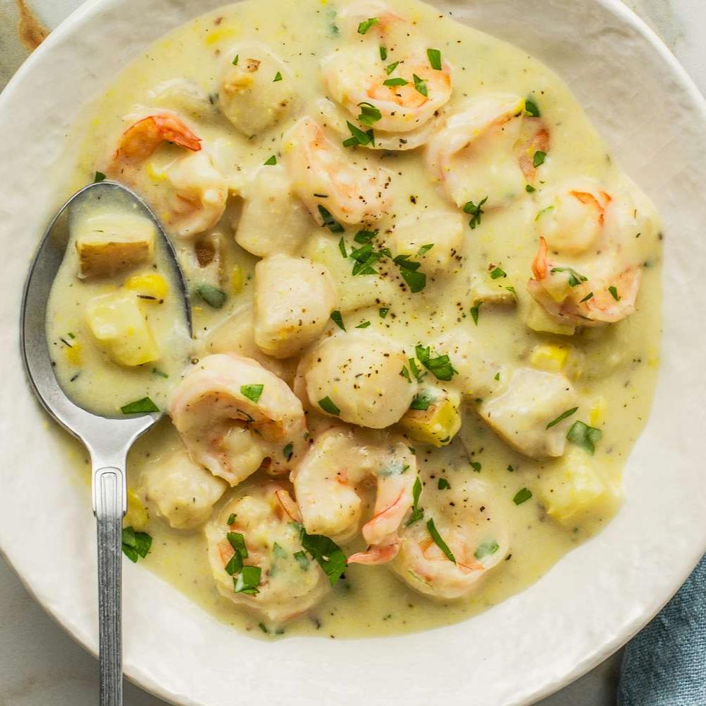 Chowder Express Seafood Chowder Mix | Frozen Chowder Mix - Larry's Catch