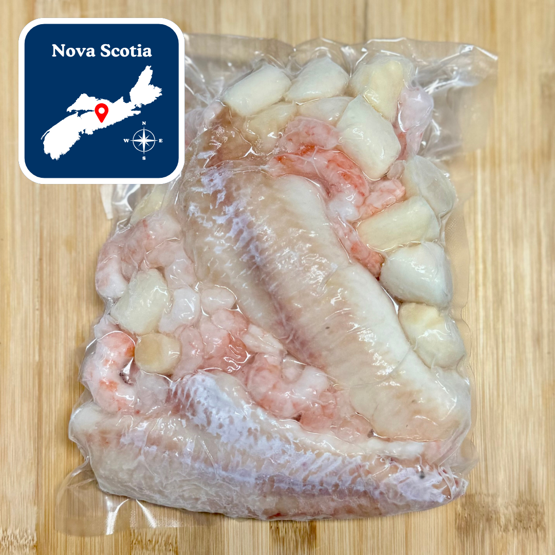 Atlantic Chowder Mix (Haddock, Scallops, Shrimp)